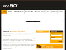 Tablet Screenshot of one80digitalpost.com.au